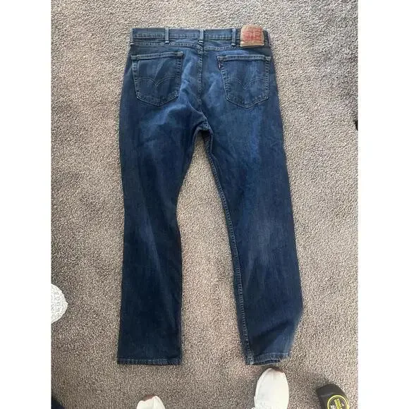 Levi's 505 Men's Blue Denim Jeans W36 L32 - Picture 5 of 5